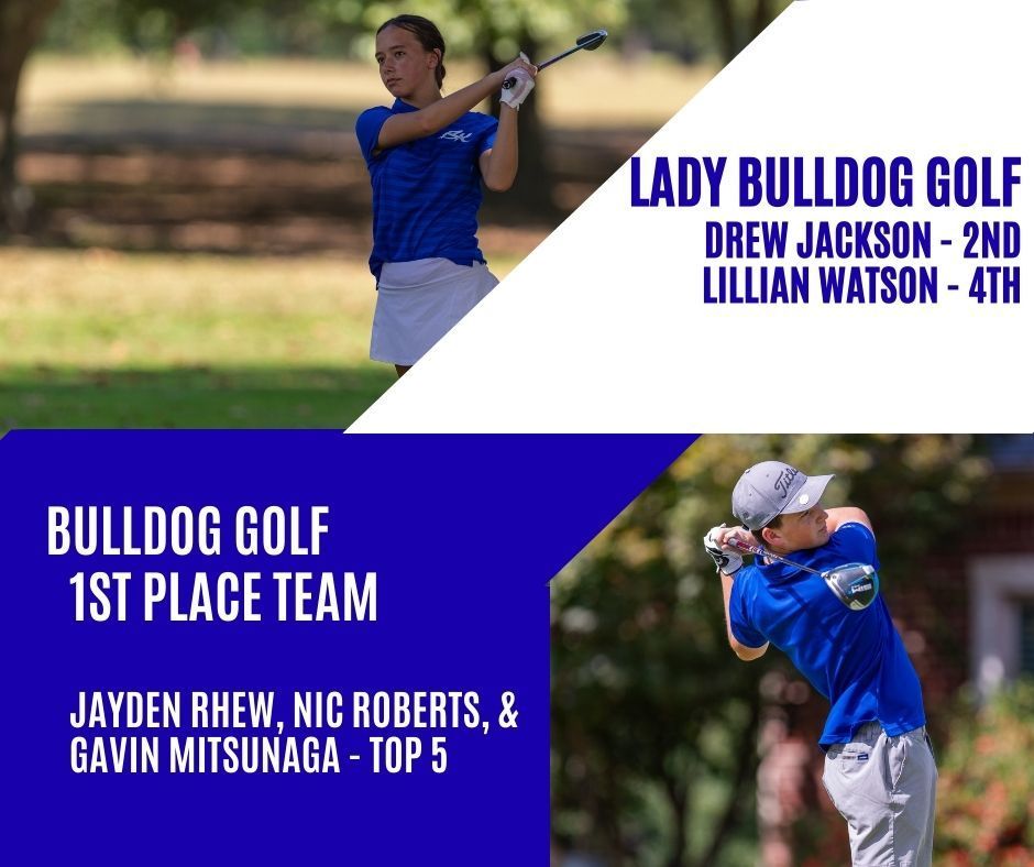 Lady Bulldog Golf and Bulldog Golf results from 8/14
