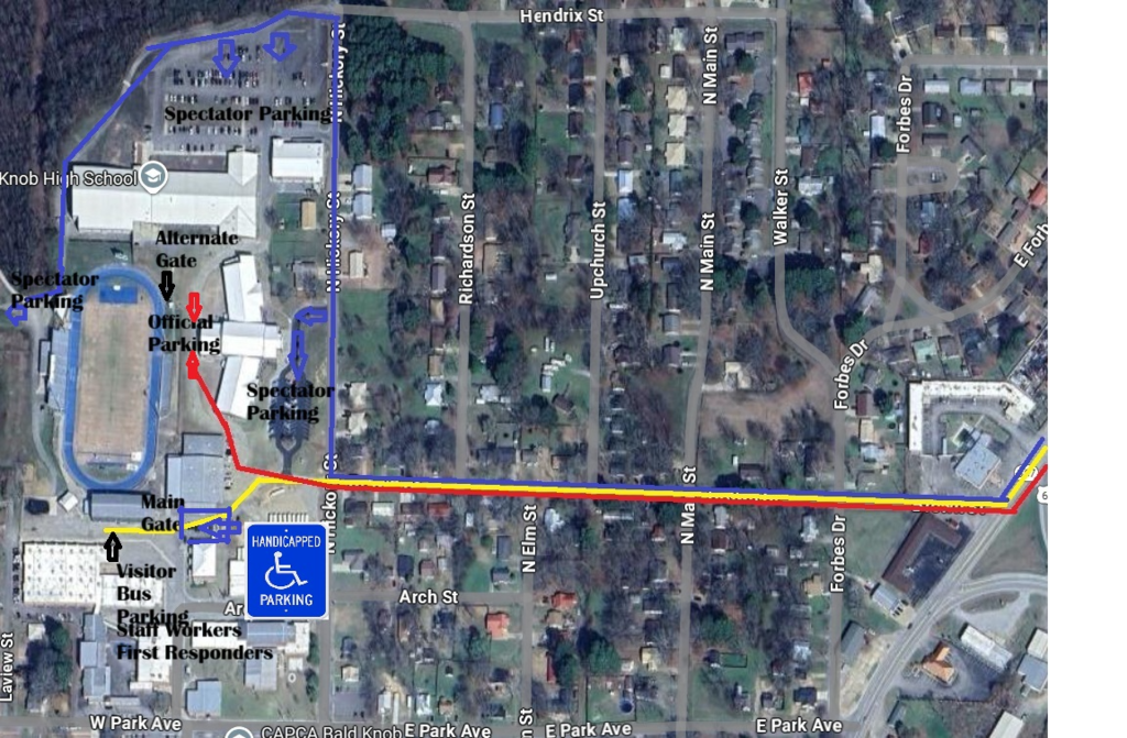 Parking map