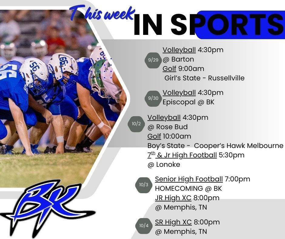 This week in sports.
