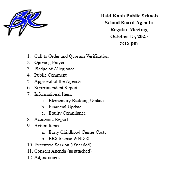 board meeting October