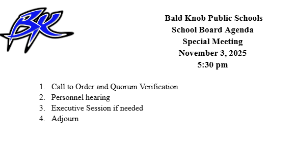 Nov 3 board meeting