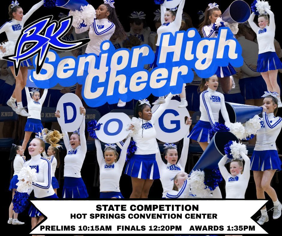 Senior High Cheer State cheer competition