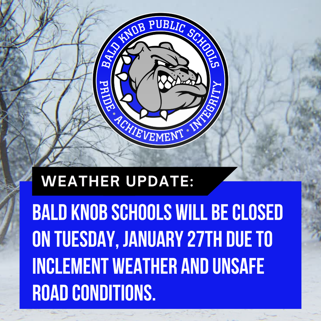School Closed January 27th