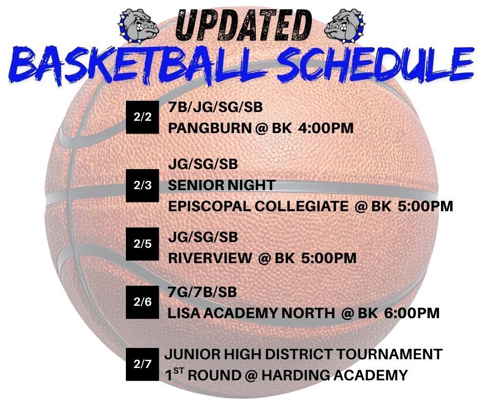 updated basketball schedule 