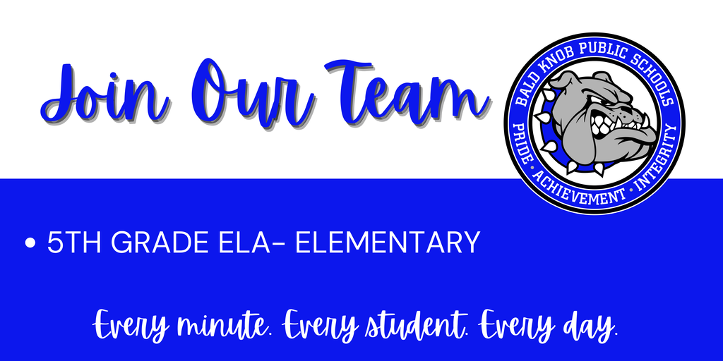 5th Grade Job Posting