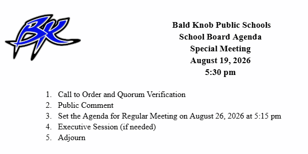 Board agenda