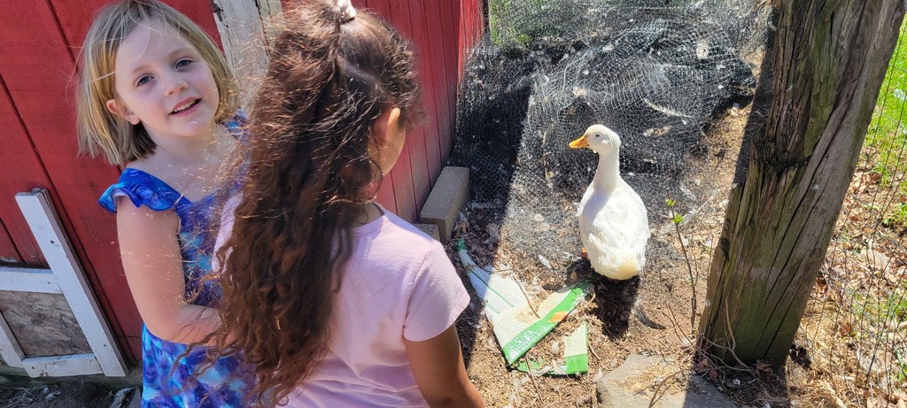 Smiling Student with Duck