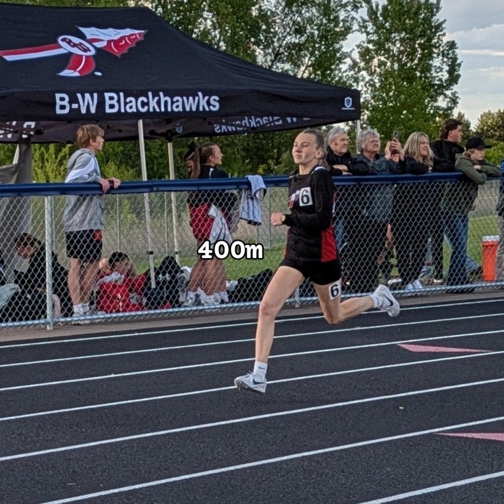400m runner