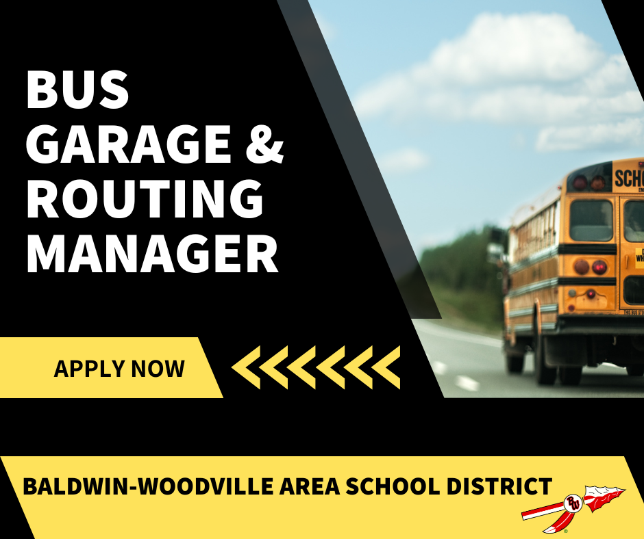 BUS GARAGE AND ROUTING MANAGER  with a picture of a bus and the BW logo