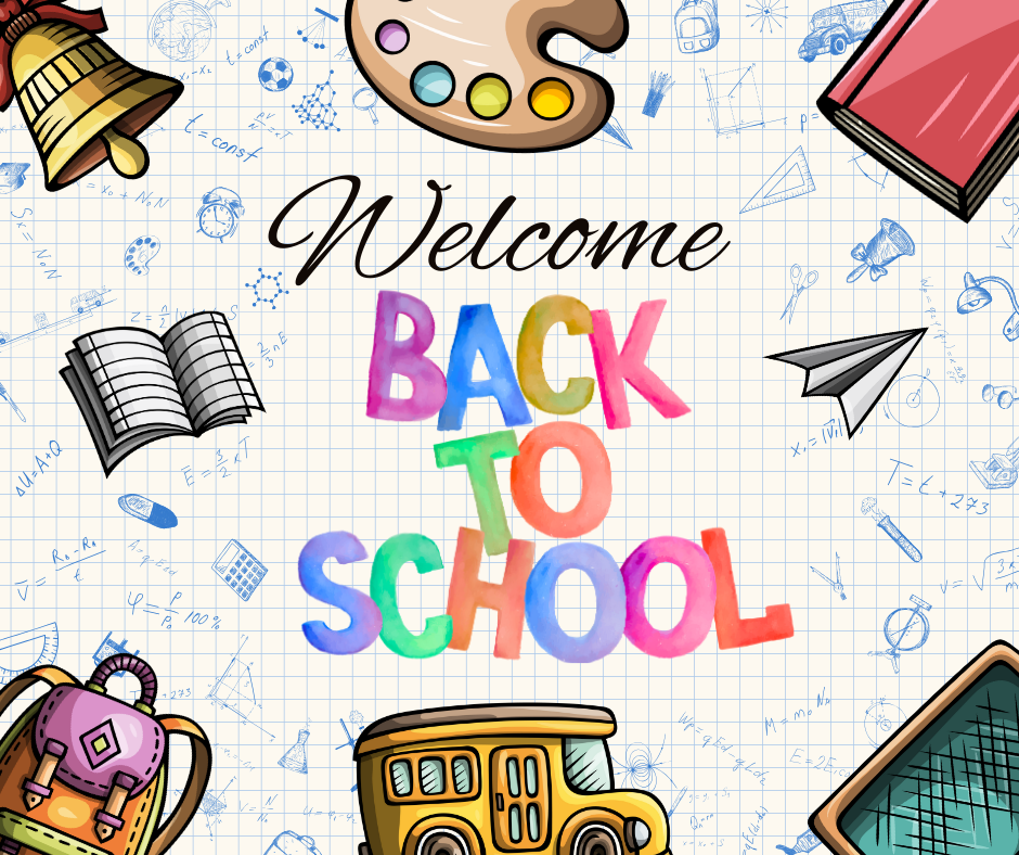 WELCOME BACK TO SCHOOL GRAPHIC
