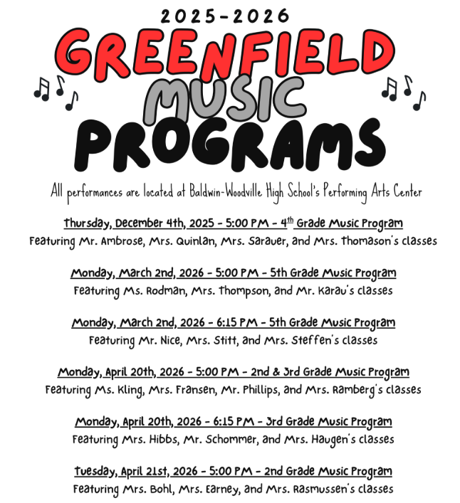 list of concerts