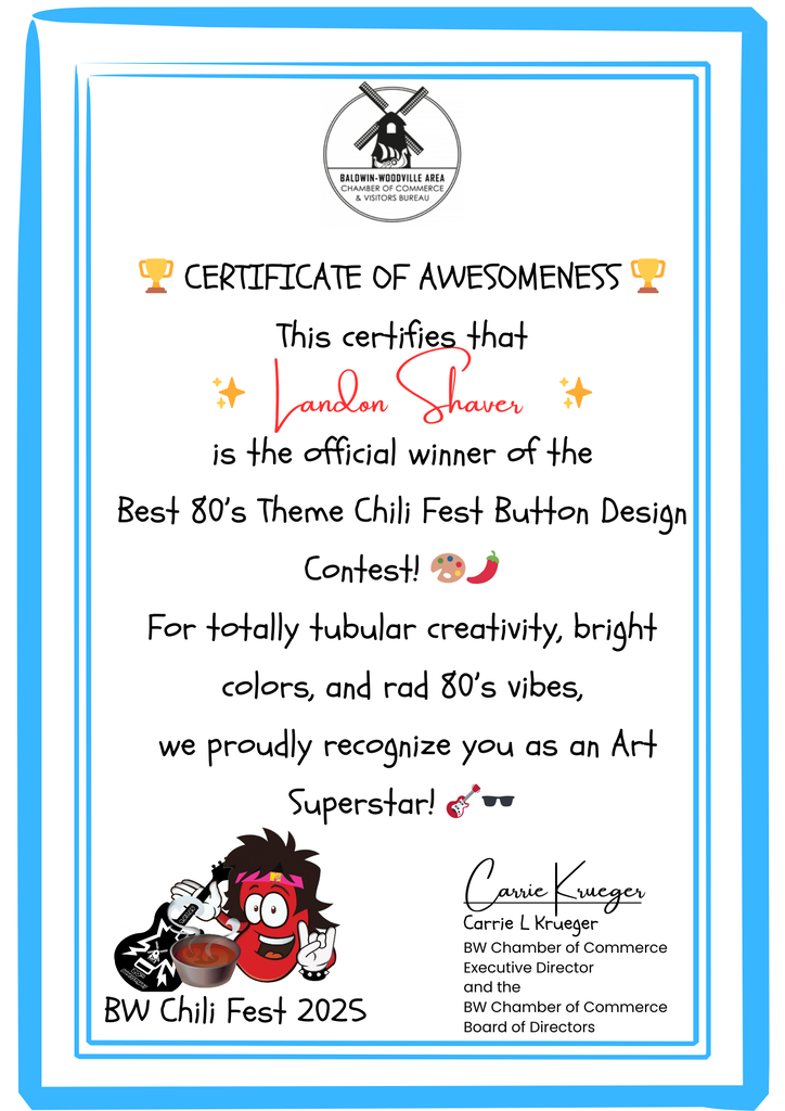Winning Certificate