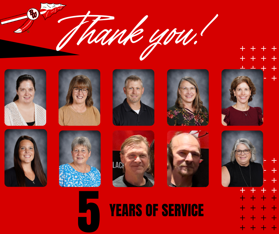 Staff Photos and says THANK YOU !