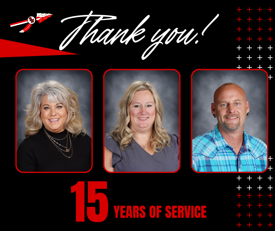 THANK YOU! 15 years of service- staff photos