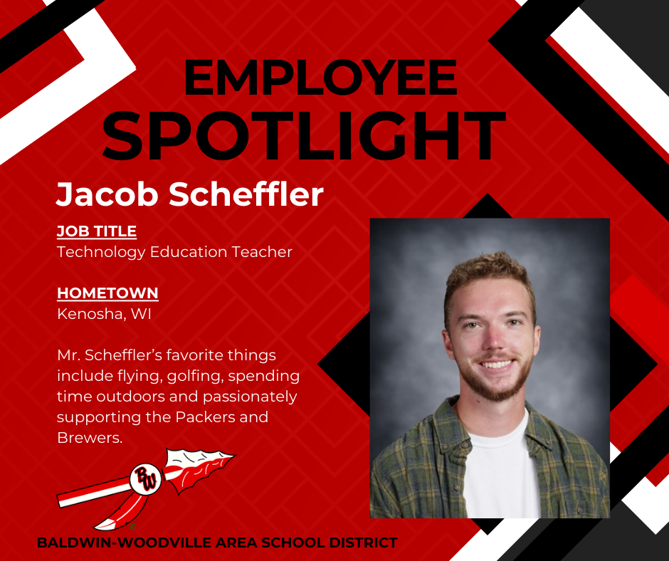 Jacob's Employee Spotlight School Photo
