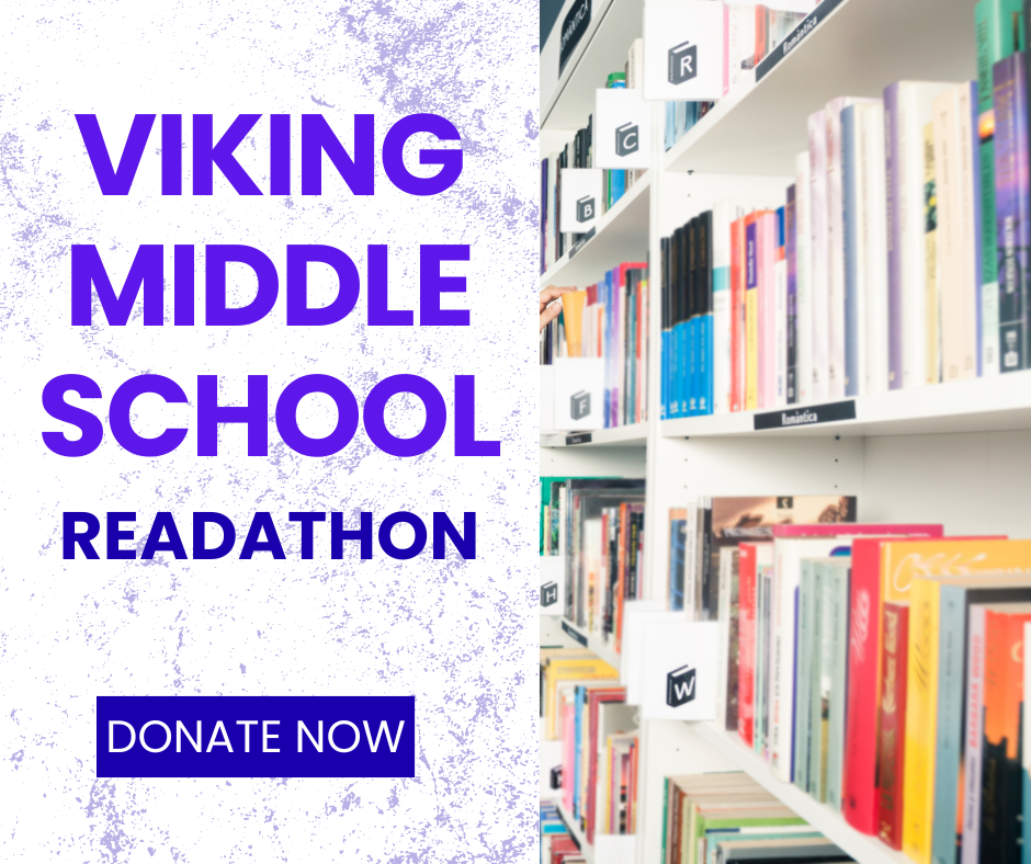 VIKING MIDDLE SCHOOL READATHON- DONATE NOW