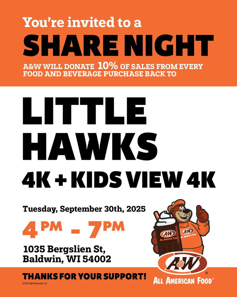 A&W Poster advertising with address