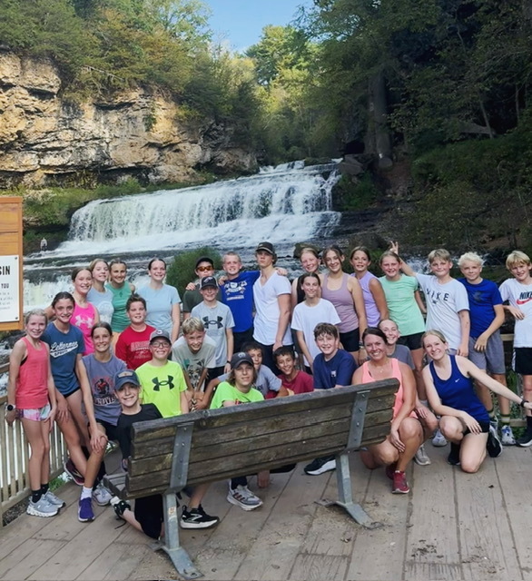 Cross Country team at Willow River.