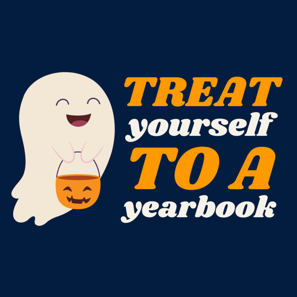 Friendly Ghost "Treat Yourself To A Yearbook"