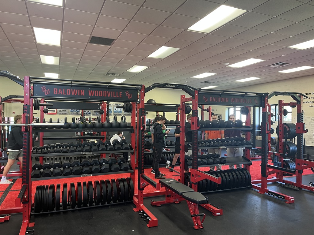 New weight room equipment