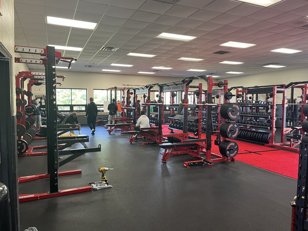 View of weight room