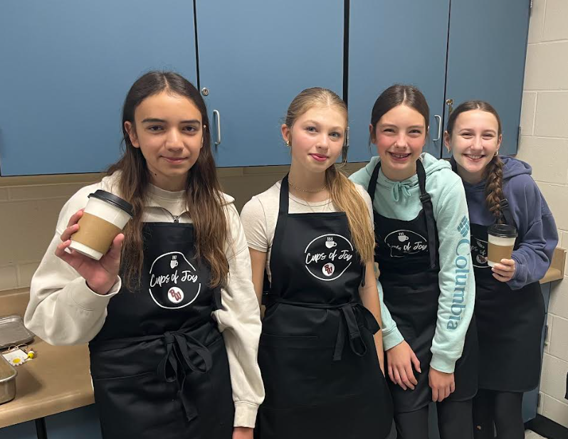 Smiling Students and Coffee