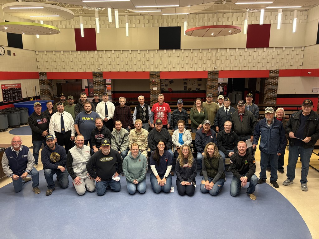 A group photo of all Veterans that walked.