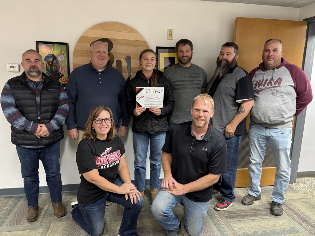 School Board members with Shannon Fritts.