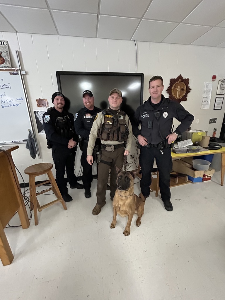 Officers and K9.