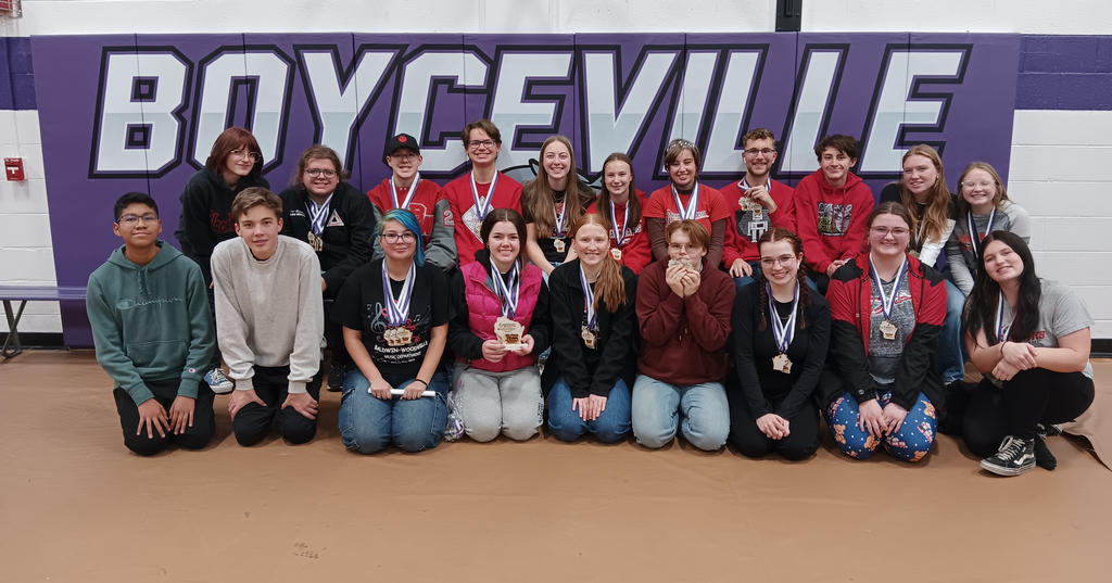BWHS Science Olympiad team with their medals.