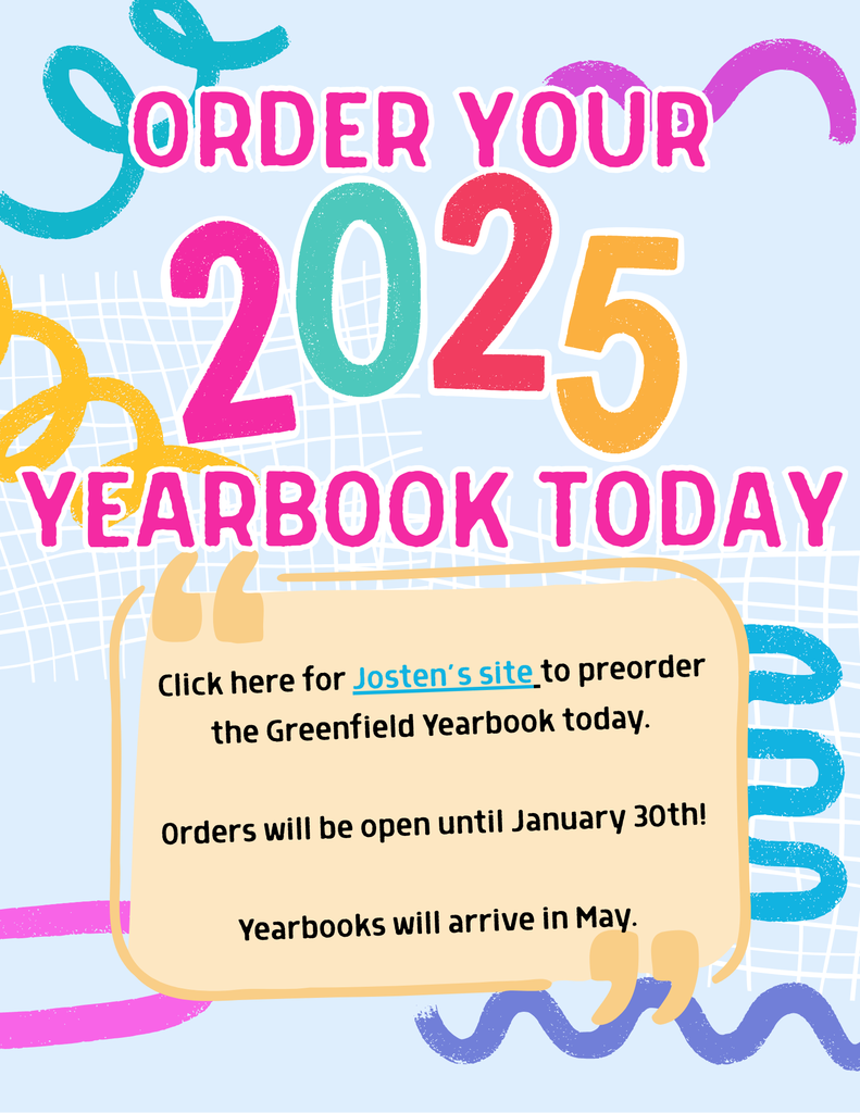 Jostens poster- orders are due January 30th