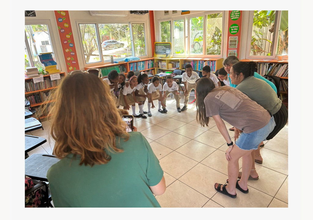The classroom in Roatan.