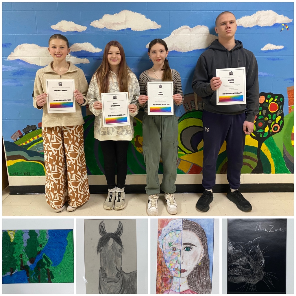 Artists with their artwork!