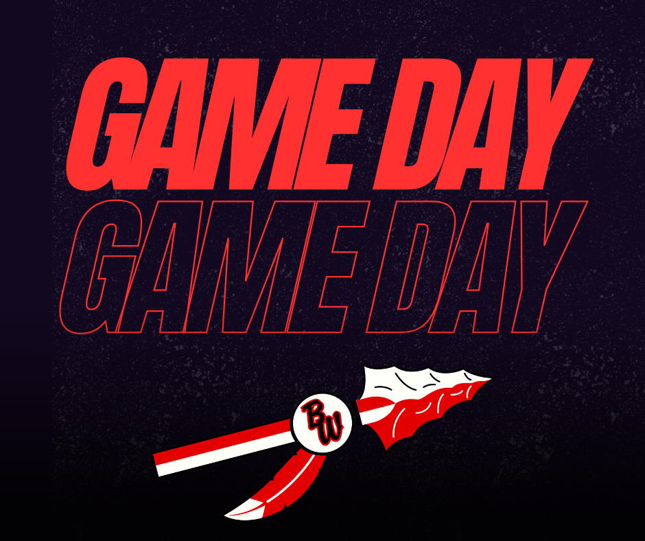 GAME DAY with the BW Blackhawks logo