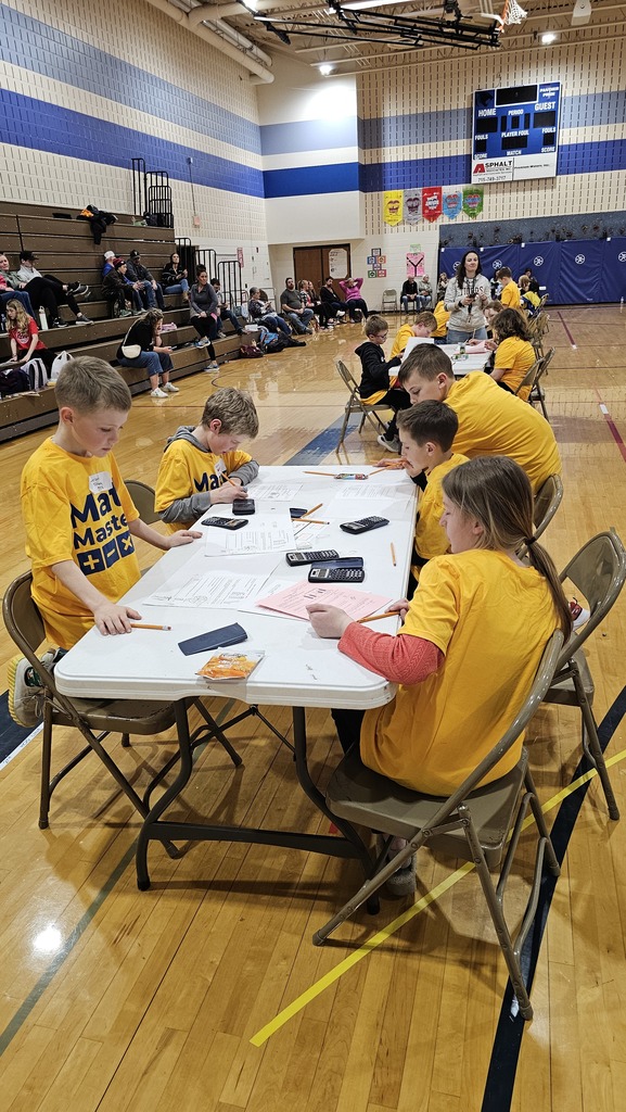 The team working on problems.