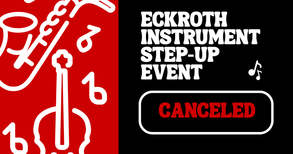 ECKROTH INSTRUMENT STEP-UP EVENT CANCELED