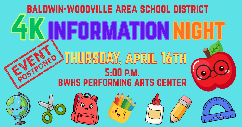 EVENT POSTPONED TO THURSDAY.