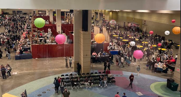 Picture of an area of the Festival of Nations.