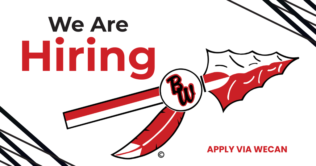 WE ARE HIRING with the BW Logo