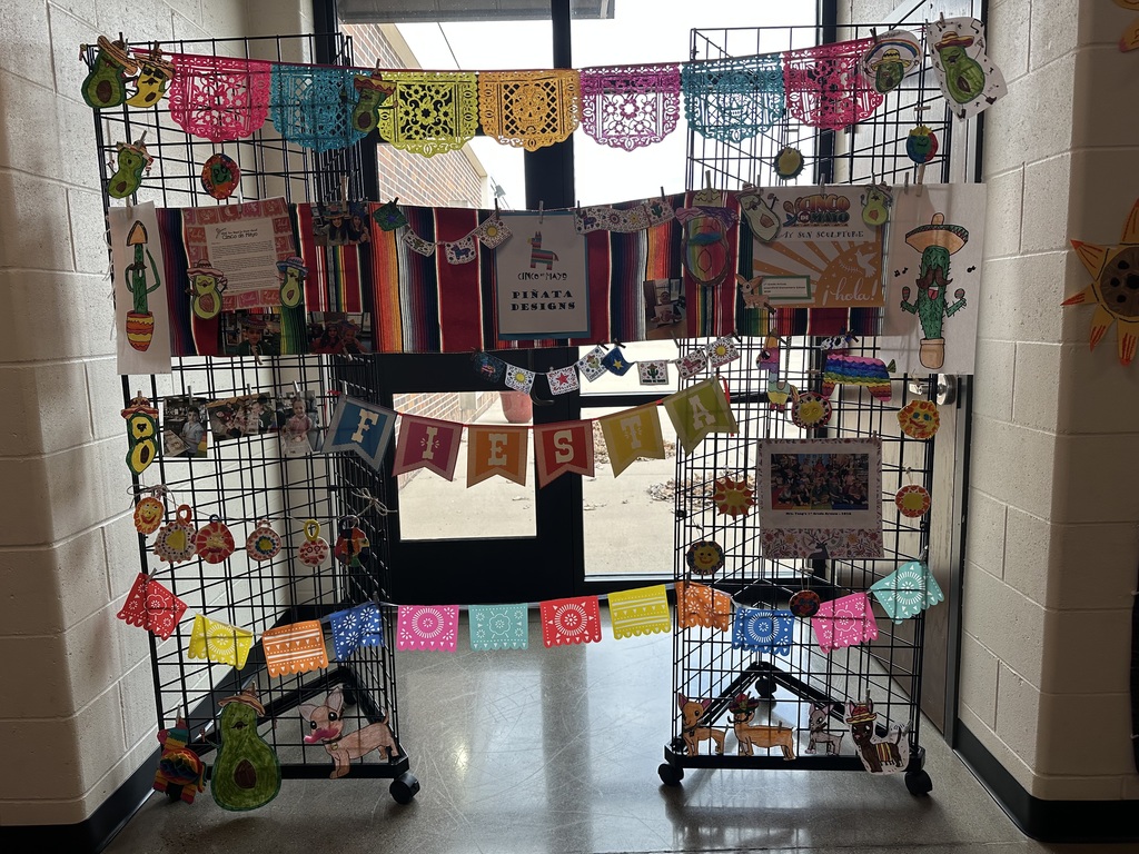 Art Display in hallway.