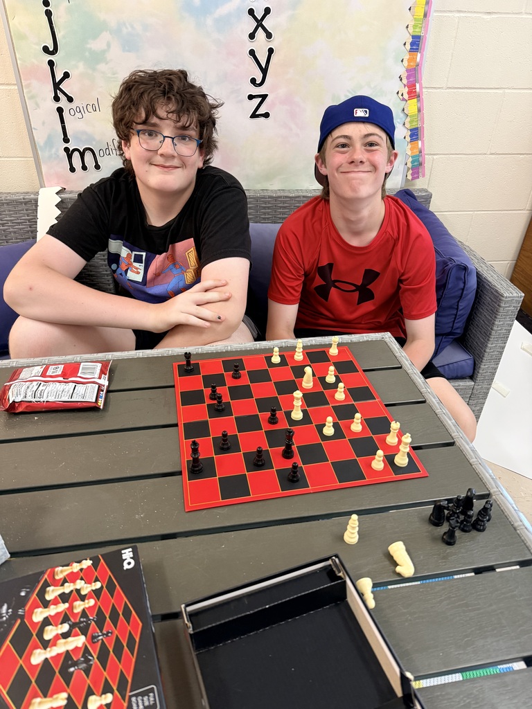 Students playing Chess