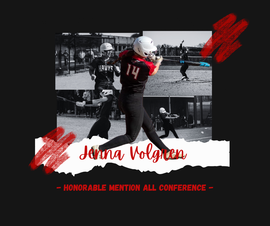 Jenna Volgren batting.
