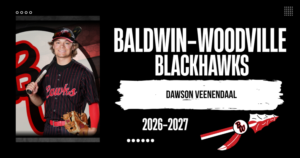 Dawson Veenedaal in his baseball uniform