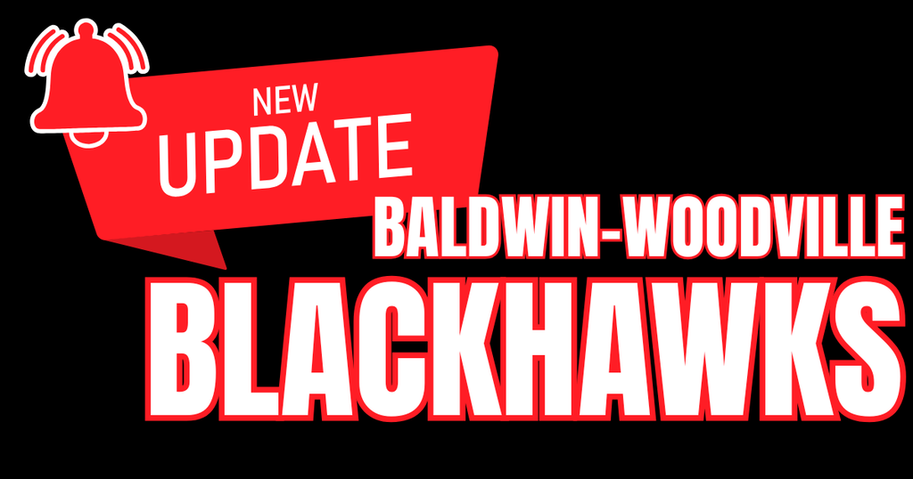 Black background with a red bell that says NEW UPDATE