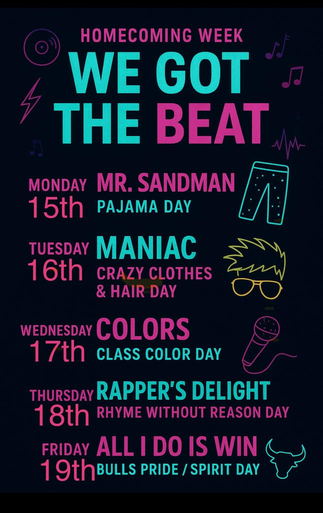 Homecoming Dress Up Days