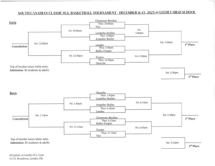 Tournament Bracket 