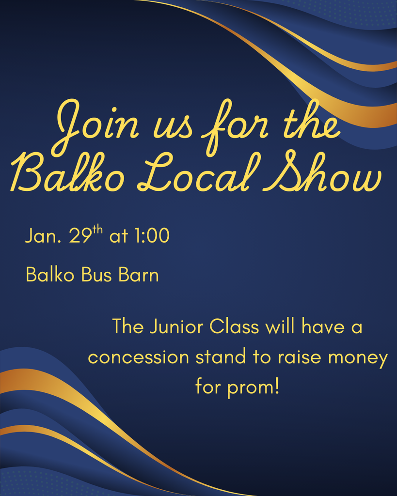 Join us for the Balko Local Show
