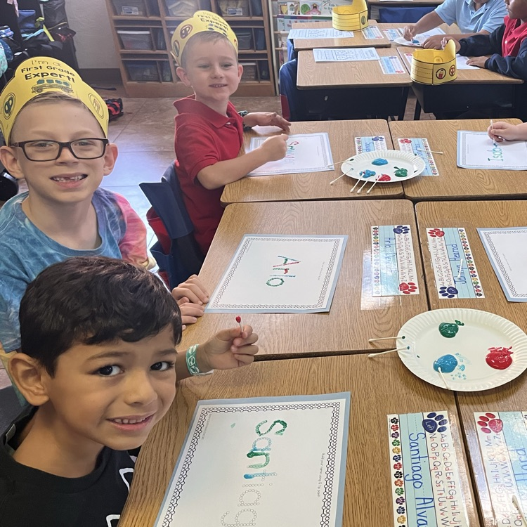 boys painting