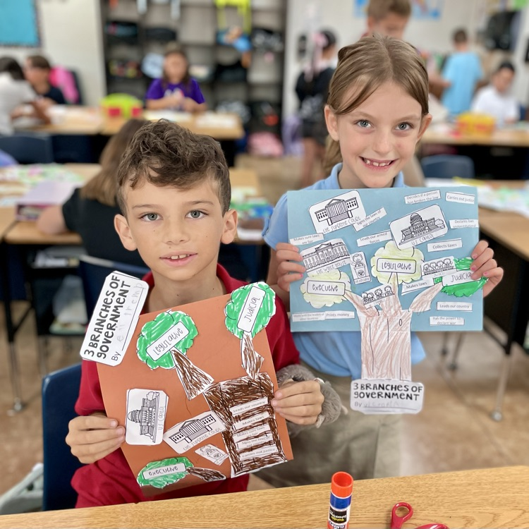 children with projects 