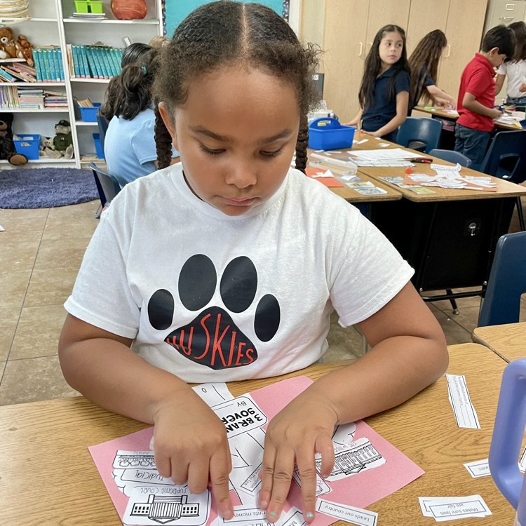 child working 
